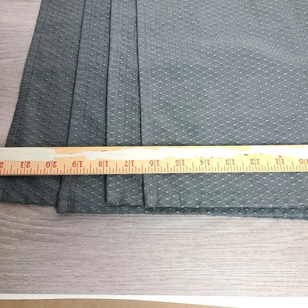 Norwex Napkin Gray Geometric Pattern Set Of 4